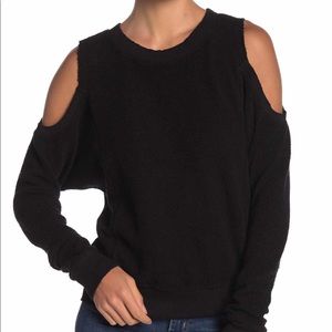PHILANTHROPY Maia Cold Shouder Sweatshirt Small